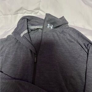 Under Armour Gray Zip-Up Top